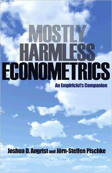 Cover for Joshua D. Angrist · Mostly Harmless Econometrics: An Empiricist's Companion (Paperback Book) (2009)