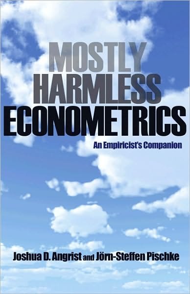 Cover for Joshua D. Angrist · Mostly Harmless Econometrics: An Empiricist's Companion (Taschenbuch) (2009)