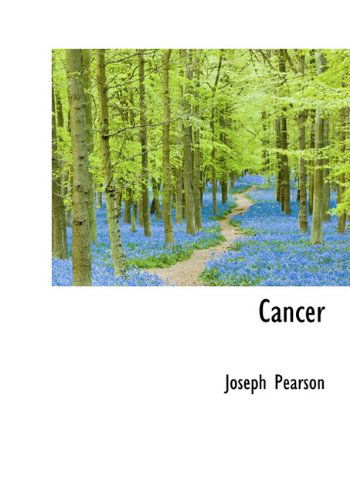 Cover for Joseph Pearson · Cancer (Hardcover Book) (2009)