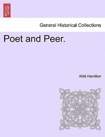 Cover for A D Hamilton · Poet and Peer. (Pocketbok) (2011)
