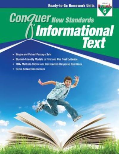 Cover for Newmark Learning · Conquer New Standards Informational Text (Grade 6) Workbook (Paperback Book) (2019)