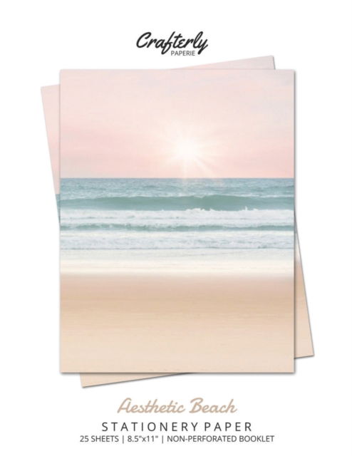 Cover for Crafterly Paperie · Aesthetic Beach Stationery Paper (Pocketbok) (2021)