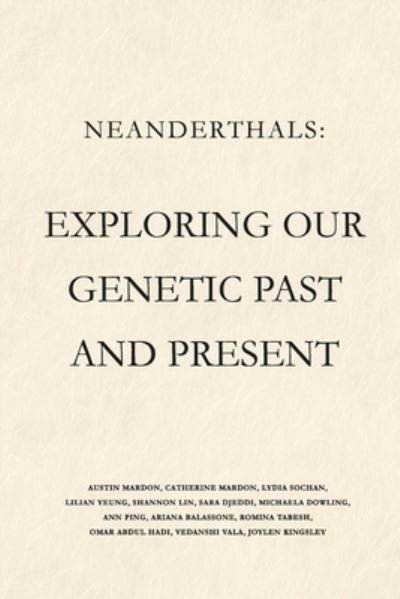 Neanderthals - Austin Mardon - Books - Golden Meteorite Press - 9781773696355 - October 4, 2021