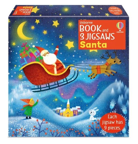 Cover for Sam Taplin · Usborne Book and 3 Jigsaws: Santa - Book and 3 Jigsaws (Pocketbok) (2023)
