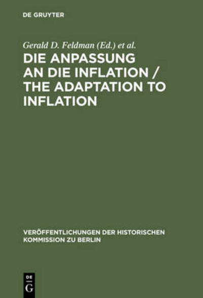 Cover for Gerald D Feldman · Die Anpassung an die Inflation / The Ad (Book) (1986)