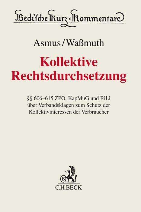 Cover for Asmus · Musterfeststellungsklagen (Book)