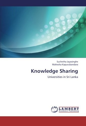 Cover for Mahesha Kapurubandara · Knowledge Sharing: Universities in Sri Lanka (Pocketbok) (2013)