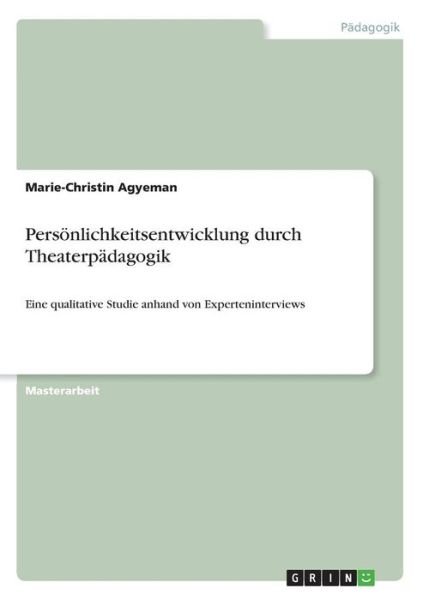 Cover for Agyeman · Persönlichkeitsentwicklung durc (Book)