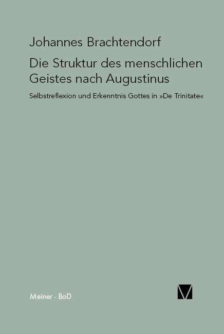 Cover for Johannes Brachtendorf · Selbstrefelexion Und Erkenntnis Gottes (Paradeigmata) (German Edition) (Paperback Book) [German edition] (2000)