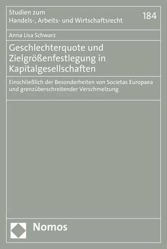 Cover for Schwarz · Geschlechterquote und Zielgröße (Book) (2020)