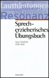 Cover for Egon Aderhold · Sprecherzieherisches Ãœbungsbuch (Paperback Book) (2018)