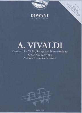 Vivaldi - Concerto for Violin, Strings and Basso Continuo Op. 3 No. 6, RV 356 in A Minor - Antonio Vivaldi - Bøker - Dowani - 9783905479355 - 1. april 2006