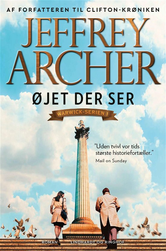 Warwick-serien: Øjet der ser - Jeffrey Archer - Libros - Lindhardt og Ringhof - 9788711996355 - 1 de marzo de 2021