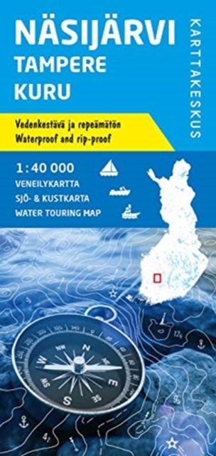 Cover for Nasijarvi Tampere Kuru - Water touring map (Kartor) (2018)