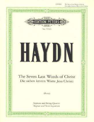 Cover for Haydn · Sieben letzt.W.,Str+Mezzo.EP72163 (Book)