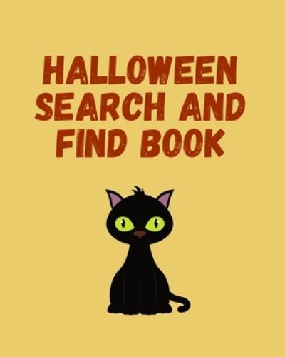 Cover for Kitten Fisher · Halloween Search And Find Book: Spooky eerie Hidden Pictures for Kids (Paperback Book) (2021)