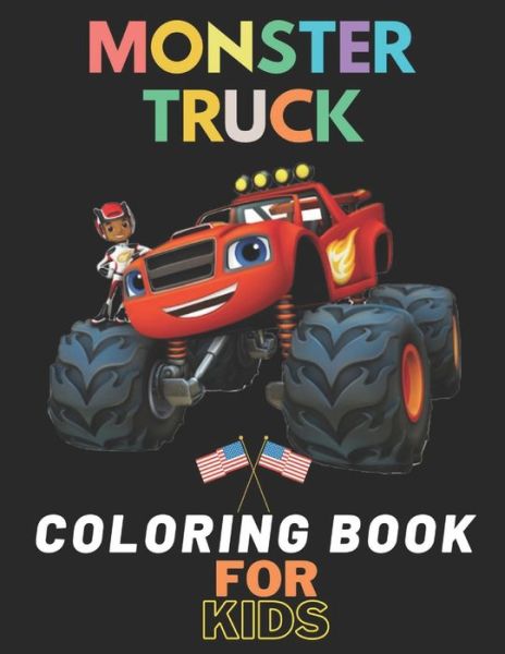 Cover for Karim El Ouaziry · Monster Truck Coloring Book (Paperback Book) (2020)