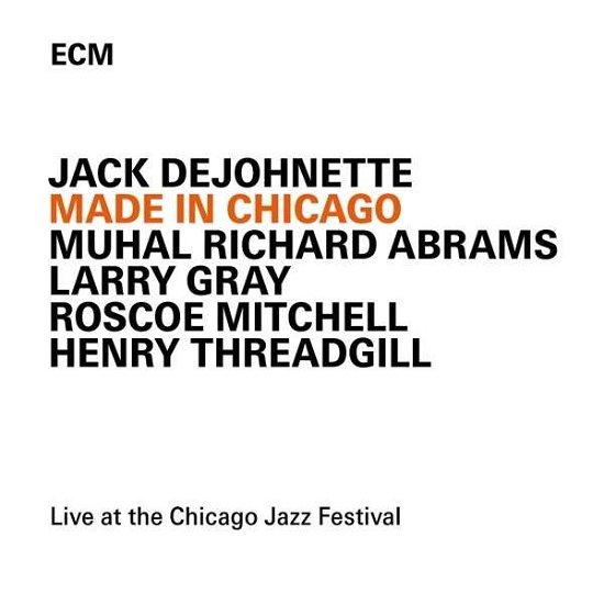 Cover for Jack Dejohnette · Made In Chicago (CD) (2015)