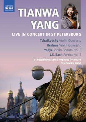 Tianwa Yang Live In Concert - Yangst Petersburg Solande - Elokuva - NAXOS - 0747313528356 - maanantai 3. maaliskuuta 2014