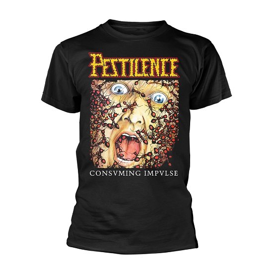 Cover for Pestilence · Consuming Impulse (T-shirt) [size L] [Black edition] (2019)