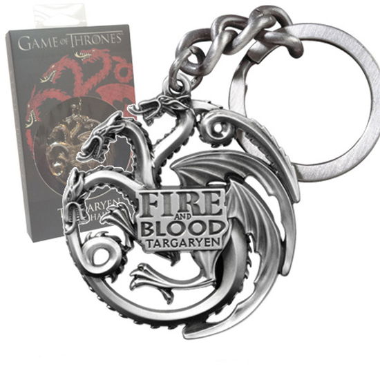 Game of Thrones Targaryen Gunmetal Keych - Game of Thrones - Fanituote - The Noble Collection - 0849241002356 - 