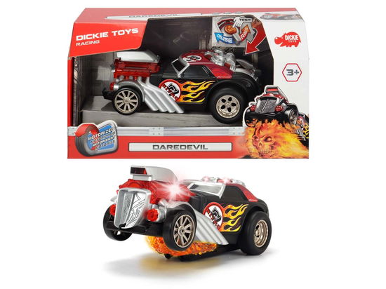 Dickie Toys - Daredevil, Auto Tuning 24 Cm Con Luci E Suoni, Motorizzato, Funzione Impennata - Dickie Toys - Merchandise - Dickie Spielzeug - 4006333029356 - 