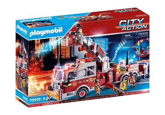 Cover for Playmobil: 70935 · Playmobil Feuerwehr-Fahrz.: US Tower Ladder 70935 (ACCESSORY) (2024)
