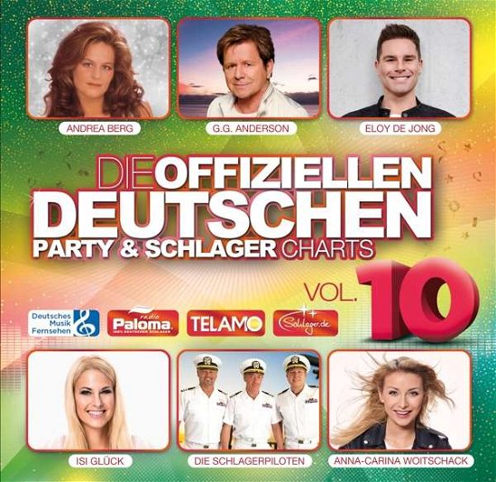Die Offiziellen Deutschen Party & Schlager Charts Vol. 10 - Various Artists - Musik - TELAMO - 4053804312356 - 24. august 2018