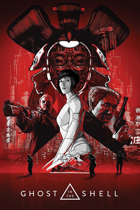 Cover for Ghost In The Shell · Ghost In The Shell - Red (Poster Maxi 61X91,5 Cm) (MERCH)
