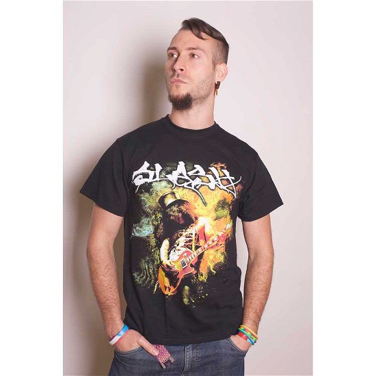 Slash: Flames (T-Shirt Unisex Tg. S) - Slash - Other -  - 5055295348356 - 