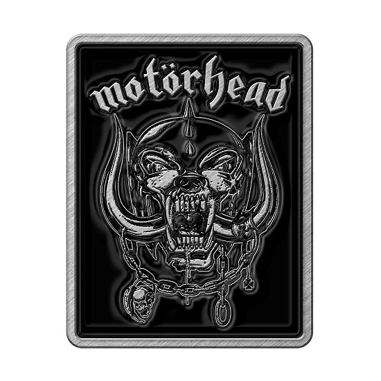 Motorhead Pin Badge: Logo & War Pig (Enamel In-Fill) - Motörhead - Merchandise - PHM - 5055339787356 - 28. Oktober 2019