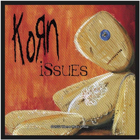 Korn Standard Woven Patch: Issues - Korn - Merchandise -  - 5056365723356 - 