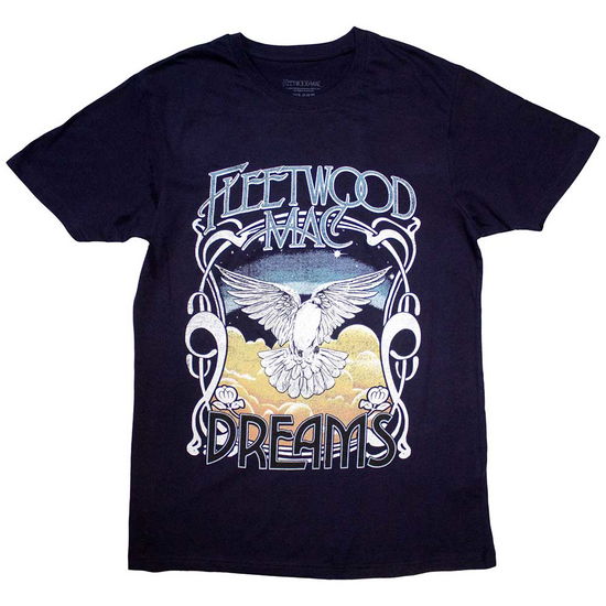 Fleetwood Mac Unisex T-Shirt: Dreams (Navy Blue) - Fleetwood Mac - Produtos -  - 5056737245356 - 19 de março de 2024