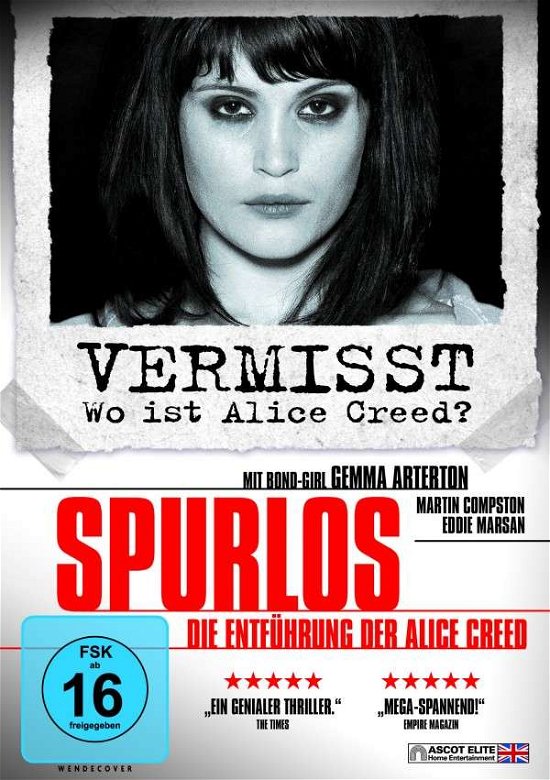 Cover for Spurlos-die Entführung Der Alice Creed (DVD) (2011)
