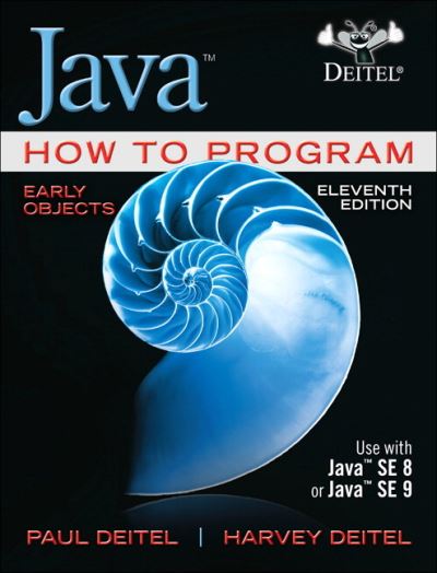 Cover for Paul Deitel · Java How to Program, Early Objects (Paperback Book) (2017)