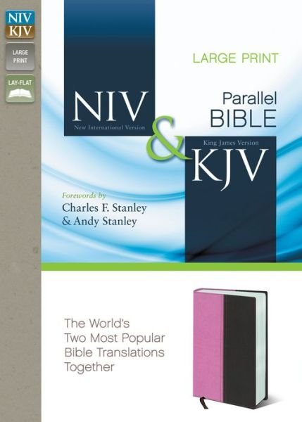 Cover for Zondervan Bibles · Side-by-side Bible-pr-niv / Kjv-large Print (Läderbok) [Chocolate/Orchid Imitation] (2011)