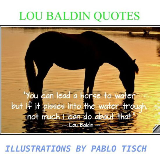 Cover for Lou Baldin · Lou Baldin Quotes Illustrations by Pablo Tisch (Book) (2019)