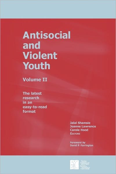 Cover for Jalal Shamsie · Antisocial and Violent Youth: Volume II (Paperback Bog) (2003)