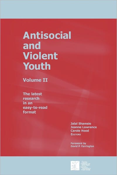 Cover for Jalal Shamsie · Antisocial and Violent Youth: Volume II (Paperback Book) (2003)