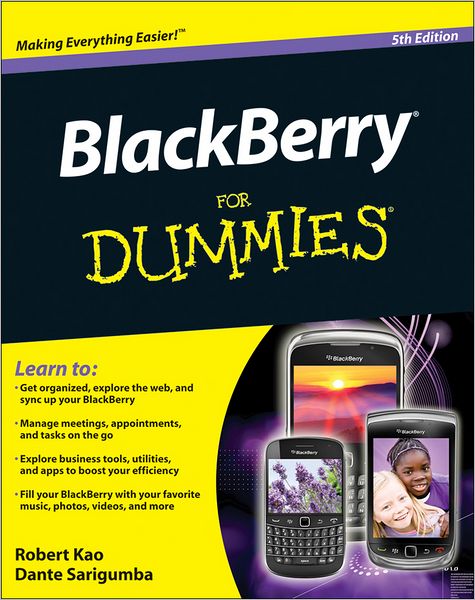 Cover for Kao · BlackBerry For Dummies (Bok) [5th edition] (2011)