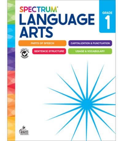 Spectrum Language Arts Workbook Grade 1 - Spectrum - Książki - Carson Dellosa - 9781483871356 - 14 marca 2024
