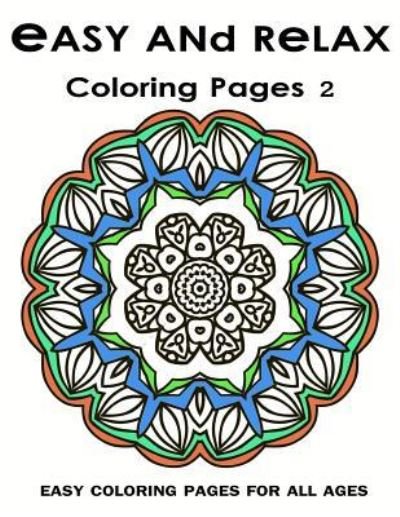 Cover for V Art · Easy and Relax Coloring pages 2 (Paperback Book) (2017)