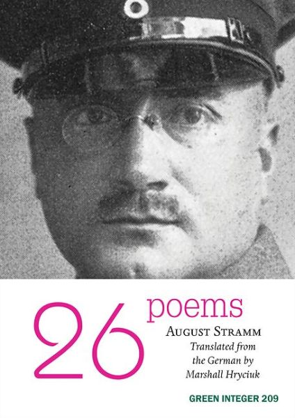 Cover for August Stramm · 26 Poems (Paperback Book) (2018)