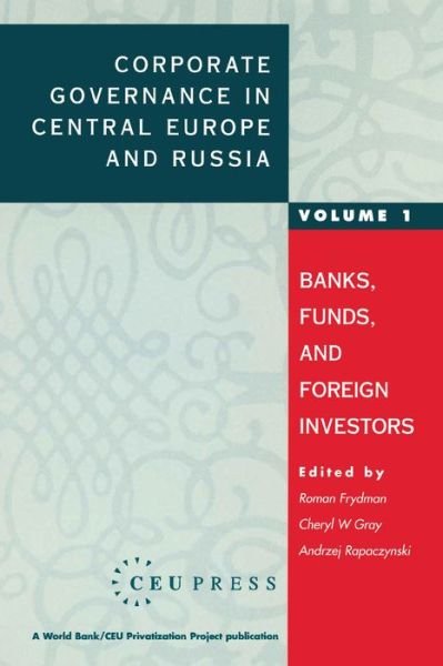 Cover for Roman Frydman · Corporate Governance in Central Europe and Russia: Volume 2: Insiders and the State (Hardcover Book) (1996)