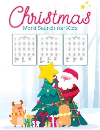 Cover for Aimee Michaels · Christmas Word Search For Kids: Puzzle Book - Holiday Fun For Adults and Kids - Activities Crafts - Games (Paperback Book) (2020)