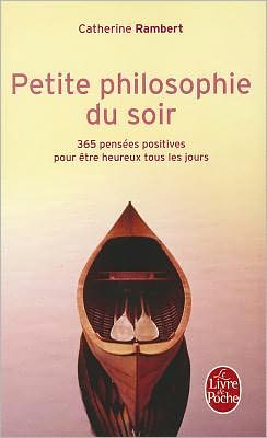 Cover for Rambert · Petite Philosophie Du Soir (Ldp Dev Person) (French Edition) (Paperback Book) [French edition] (2010)