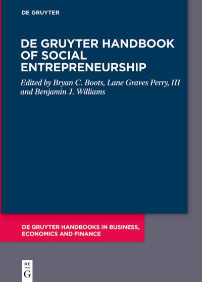 De Gruyter Handbook of Social Entrepreneurship - De Gruyter Handbooks in Business, Economics and Finance (Gebundenes Buch) (2024)