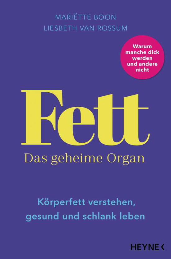 Cover for Boon · Fett - Das geheime Organ (Book)