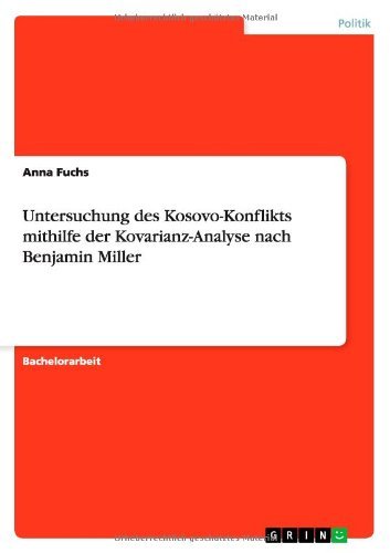 Cover for Fuchs · Untersuchung des Kosovo-Konflikts (Book) [German edition] (2013)