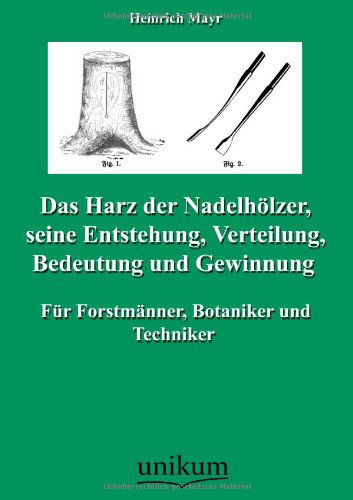 Cover for Heinrich Mayr · Das Harz der Nadelhoelzer, seine Entstehung, Verteilung, Bedeutung und Gewinnung (Paperback Book) [German edition] (2012)